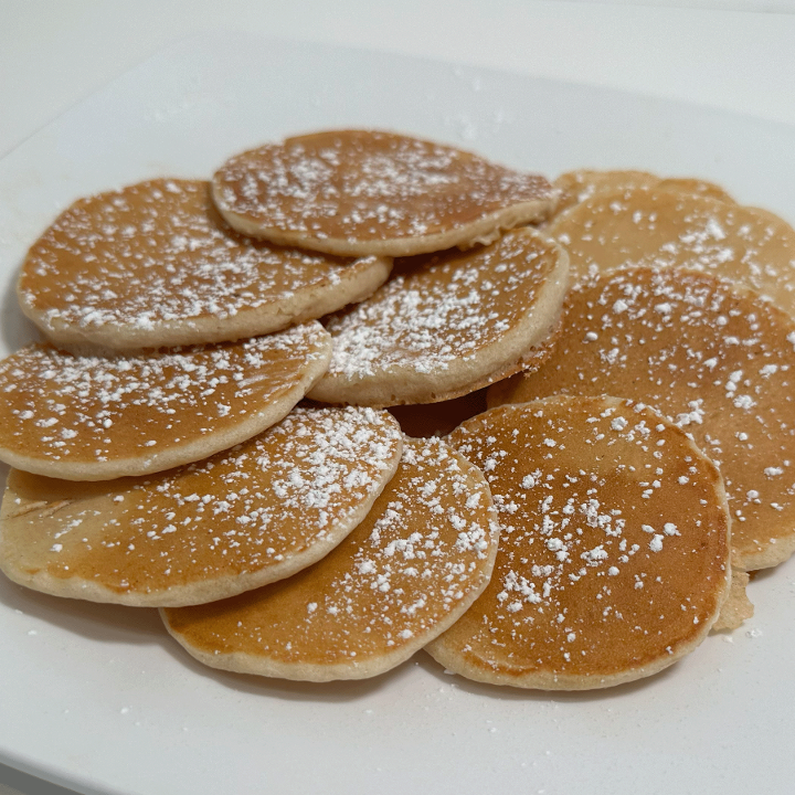 SILVER DOLLAR PANCAKES.