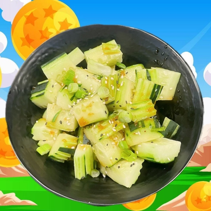 Cucumber salad.