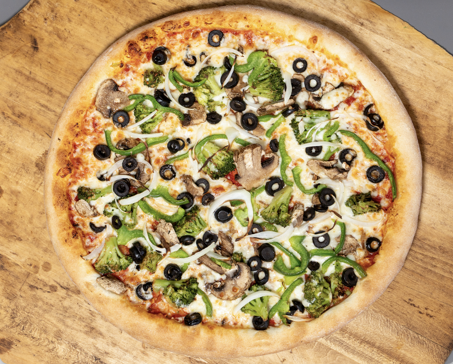 Medium Veggie Lovers Pizza.
