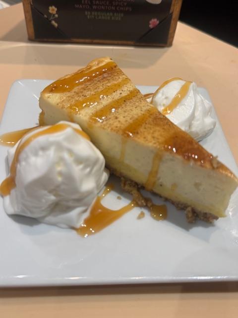 Crem Brulee Cheesecake.