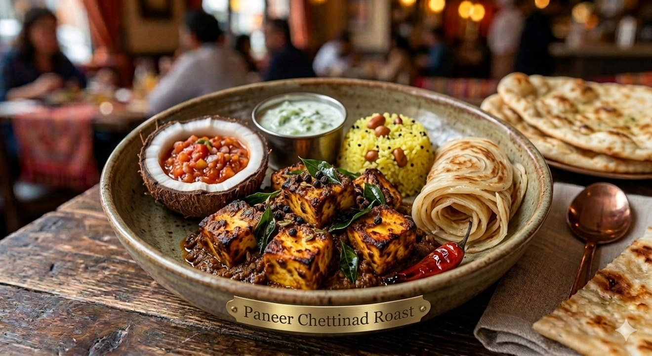 Paneer Guntur Roast.