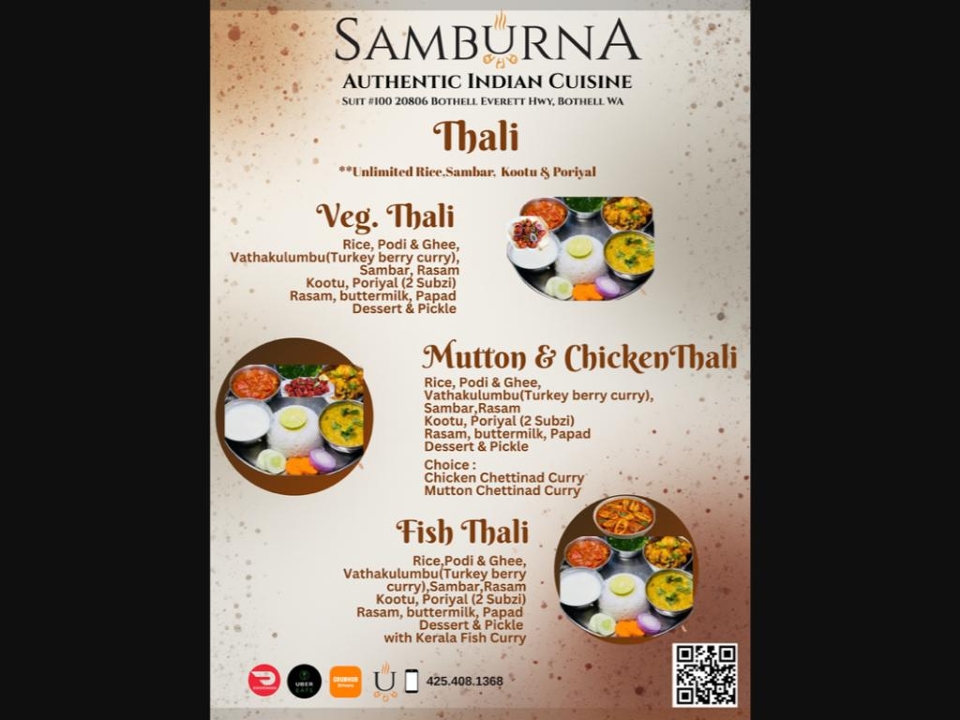 Non Vegetarian Thali.