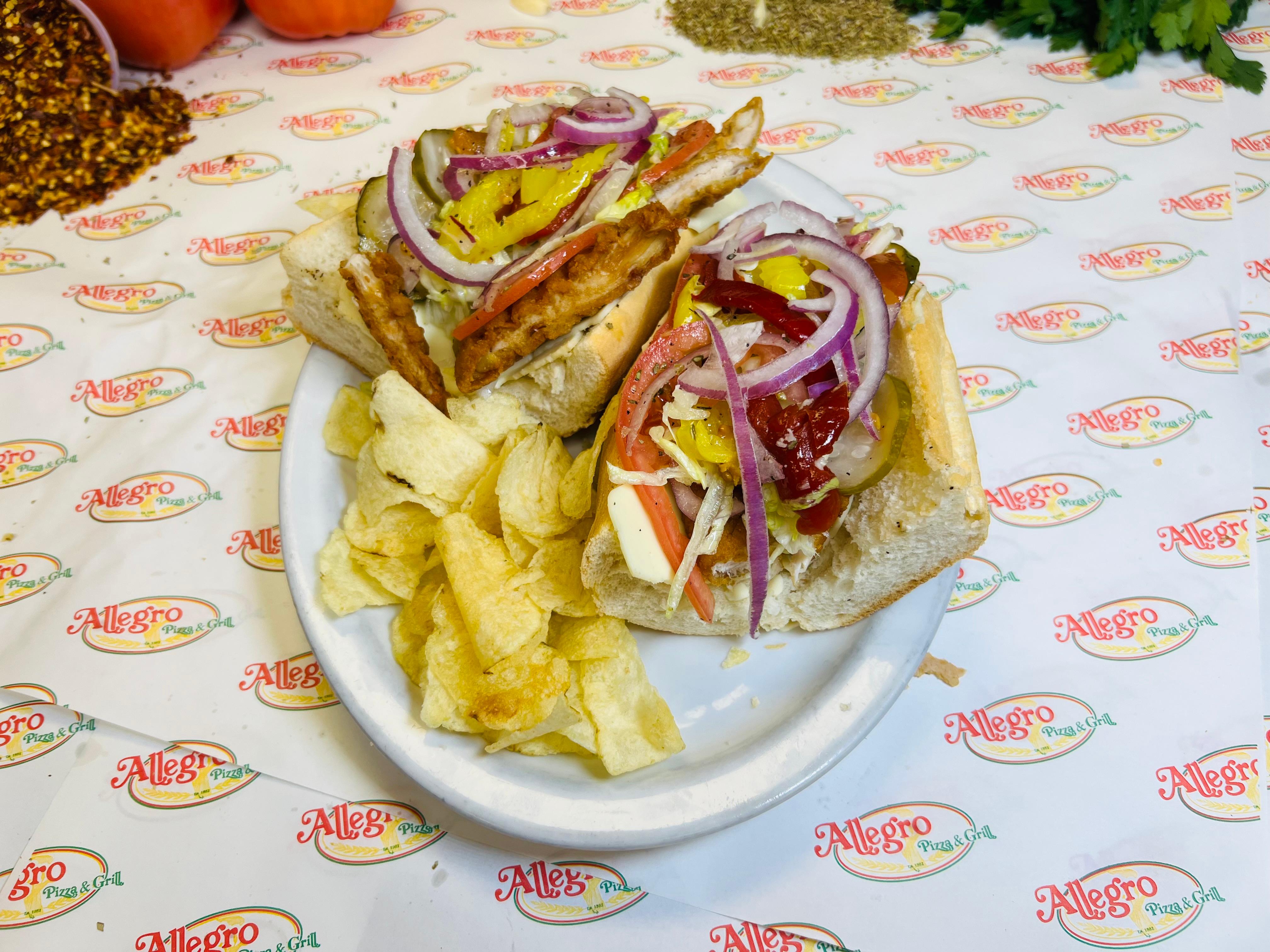 Chicken Finger Hoagie.