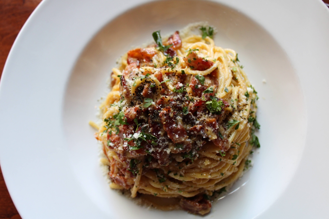 Spaghetti Carbonara.
