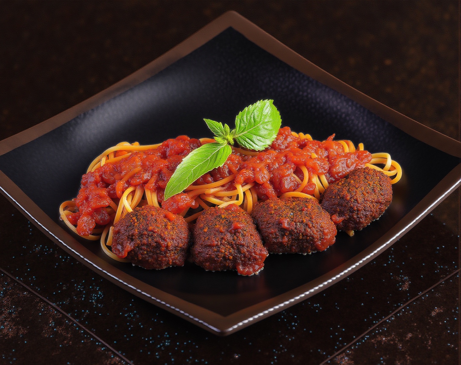 2 Spaghetti Meatballs.