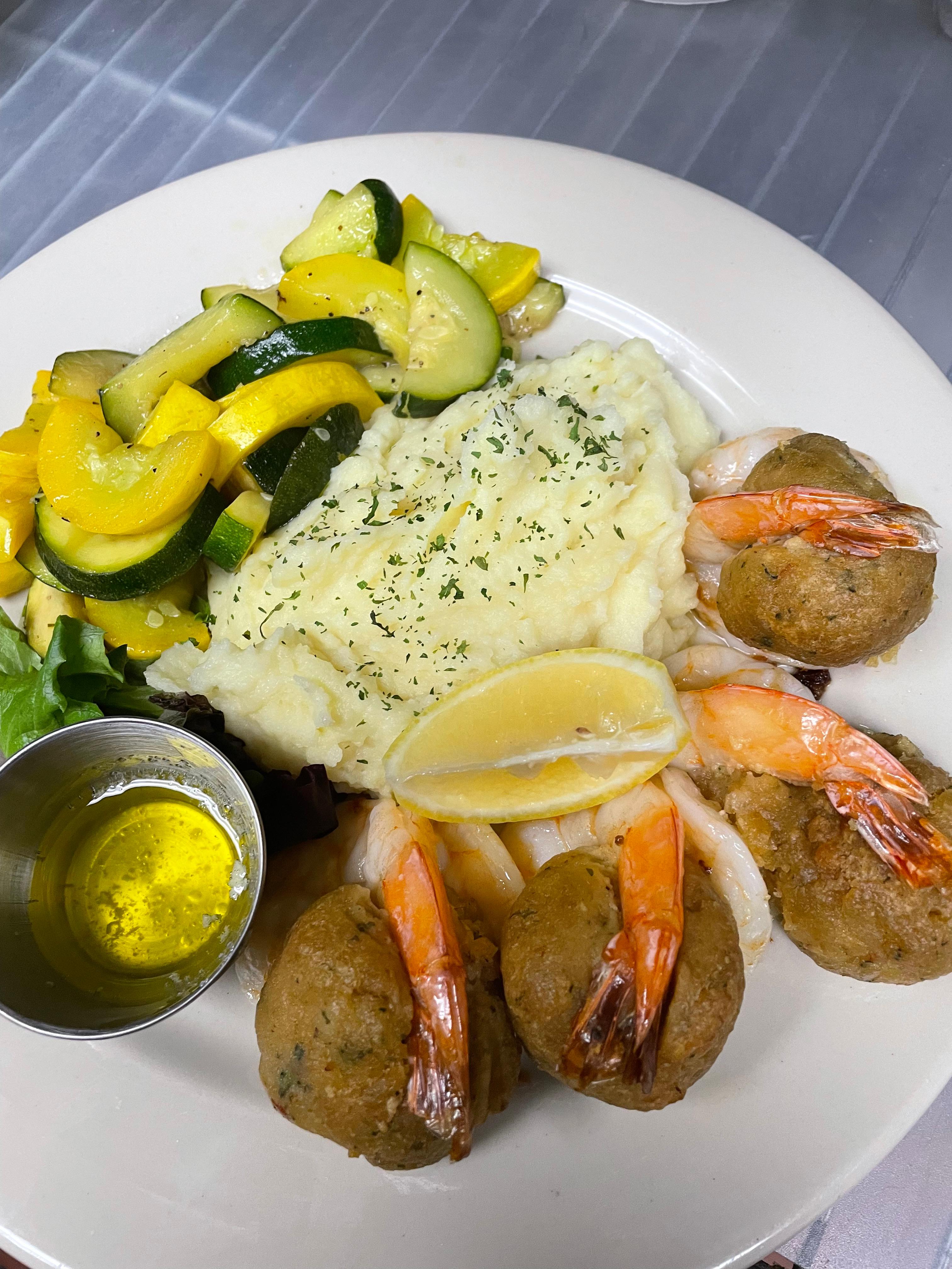 Stuffed Shrimp.