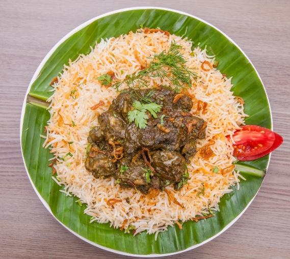 Pachimirchi chicken Pulao.