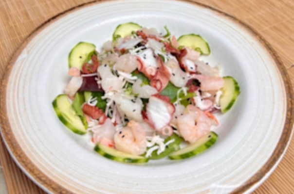 Wasabi Seafood salad.