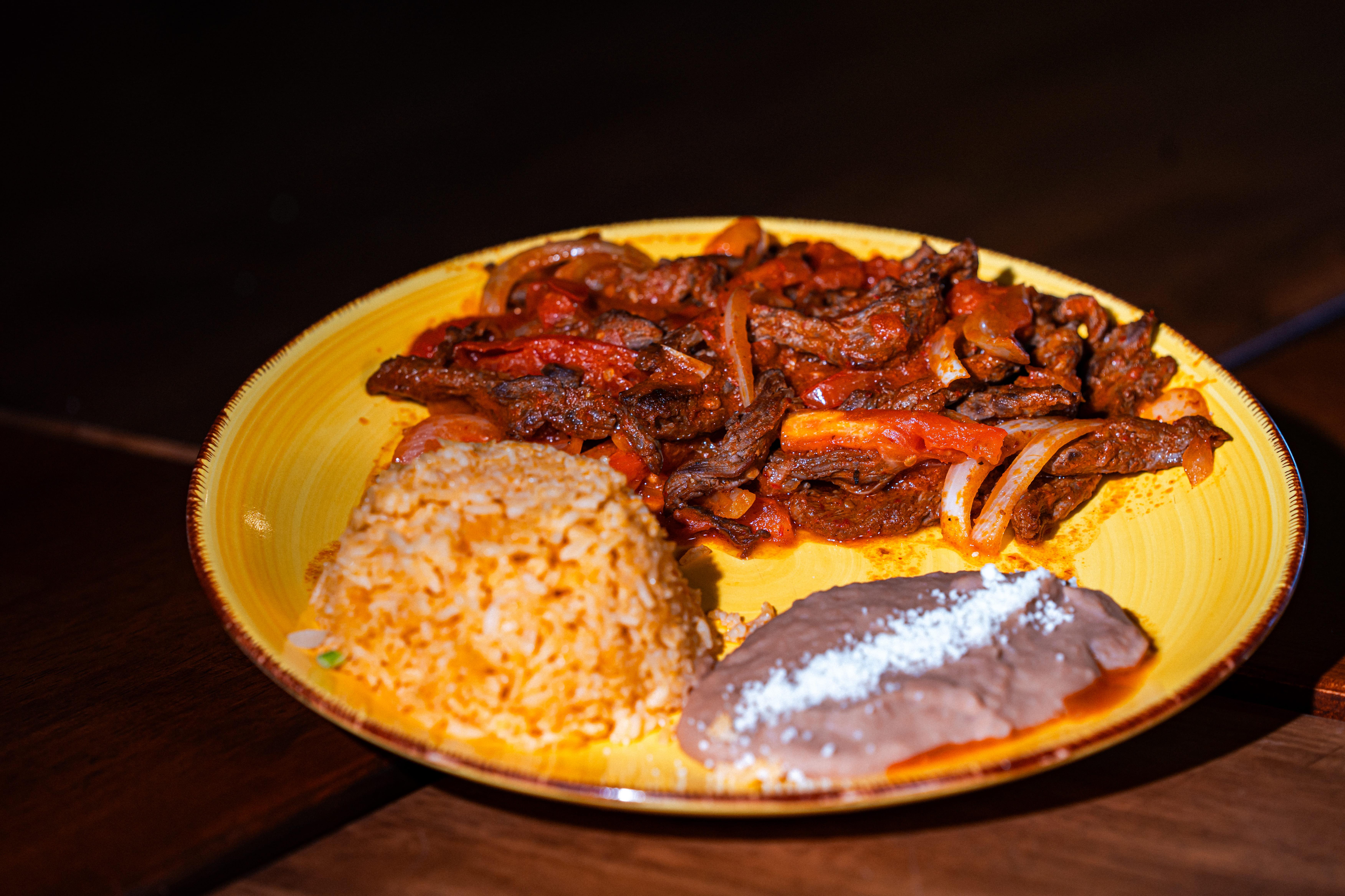 Bistec a la Mexicana.