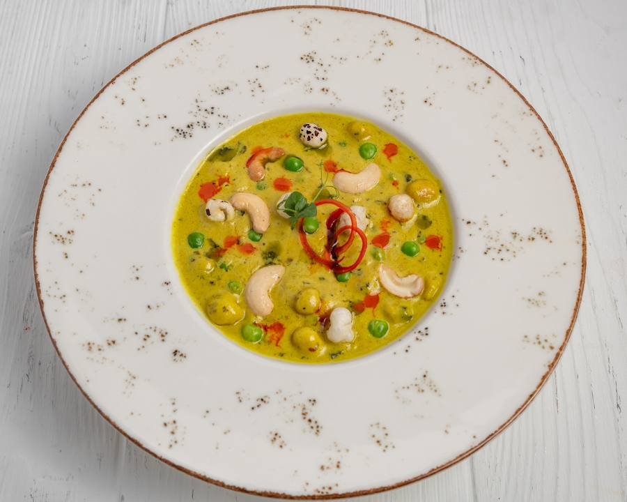 Kaju Mutter Makhana.