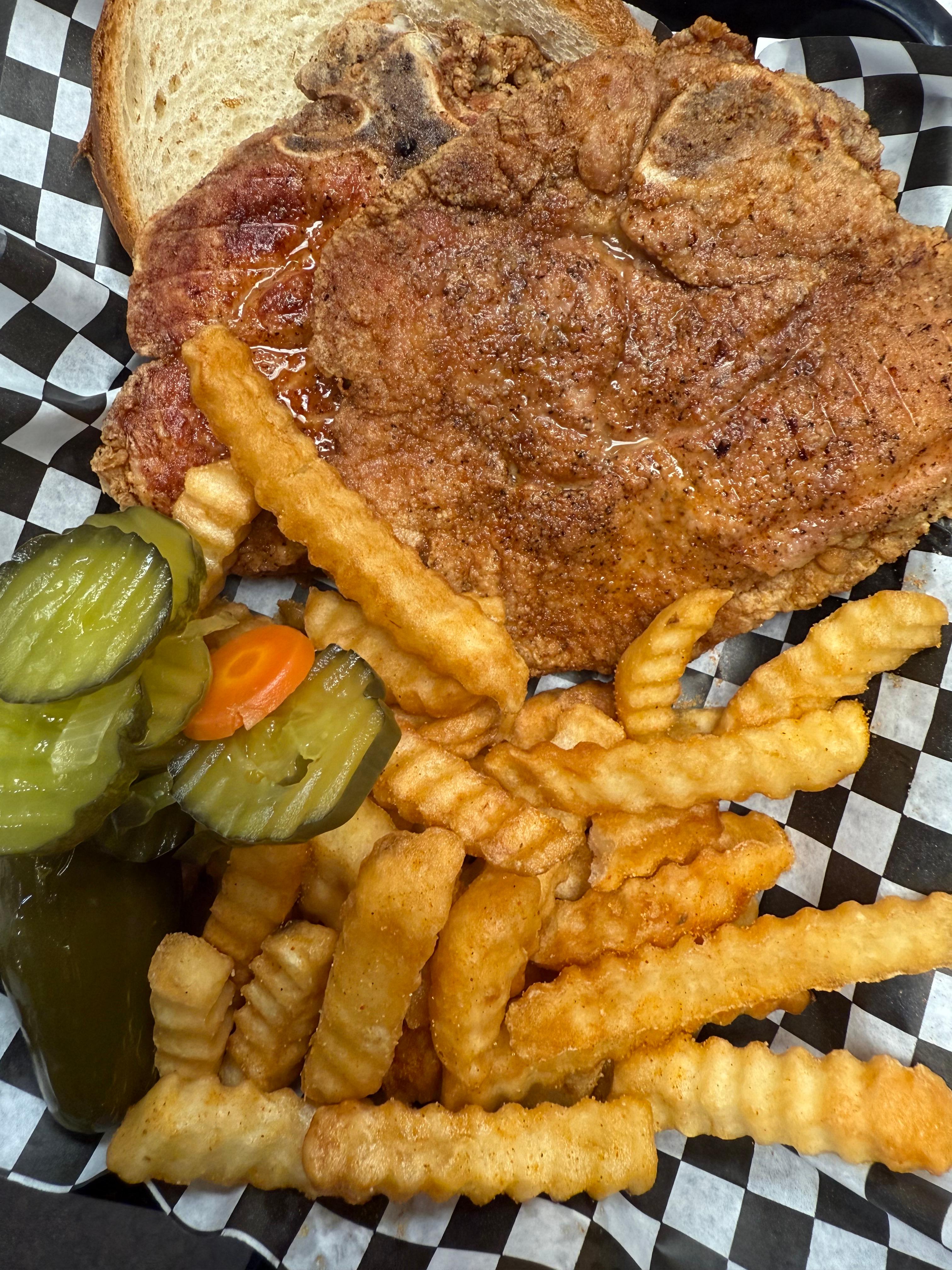 PORKCHOP BASKET.