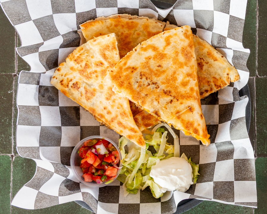 Cheeseburger Quesadilla.