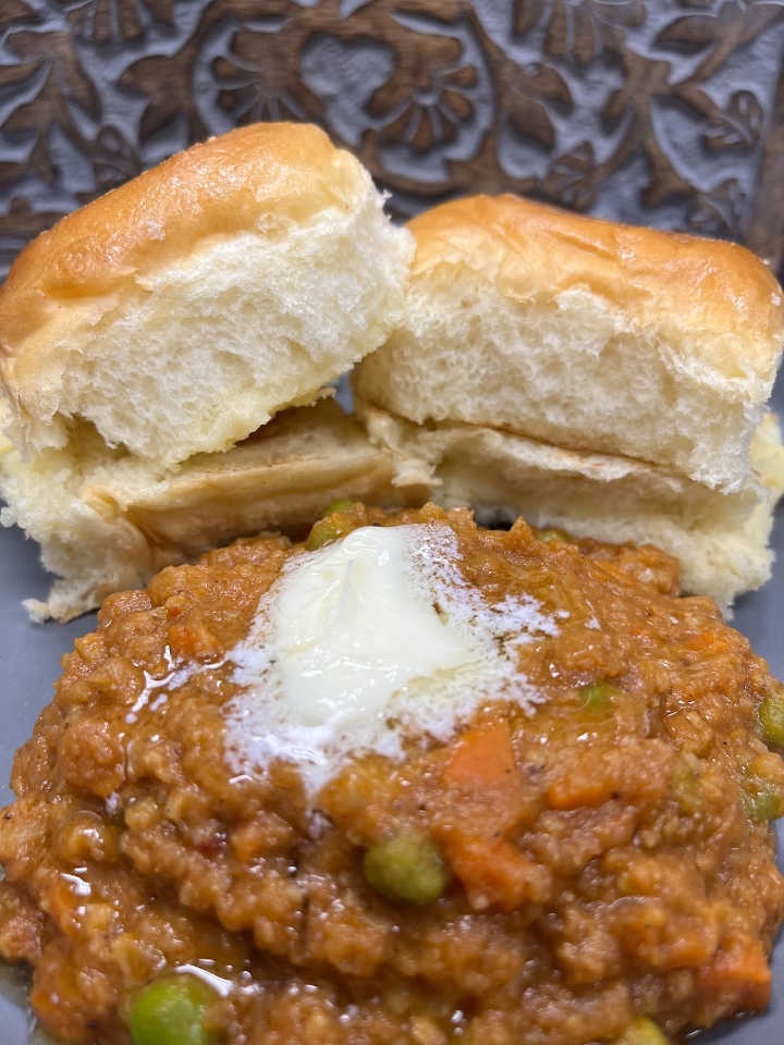 Pav Bhaji (Vegetarian).