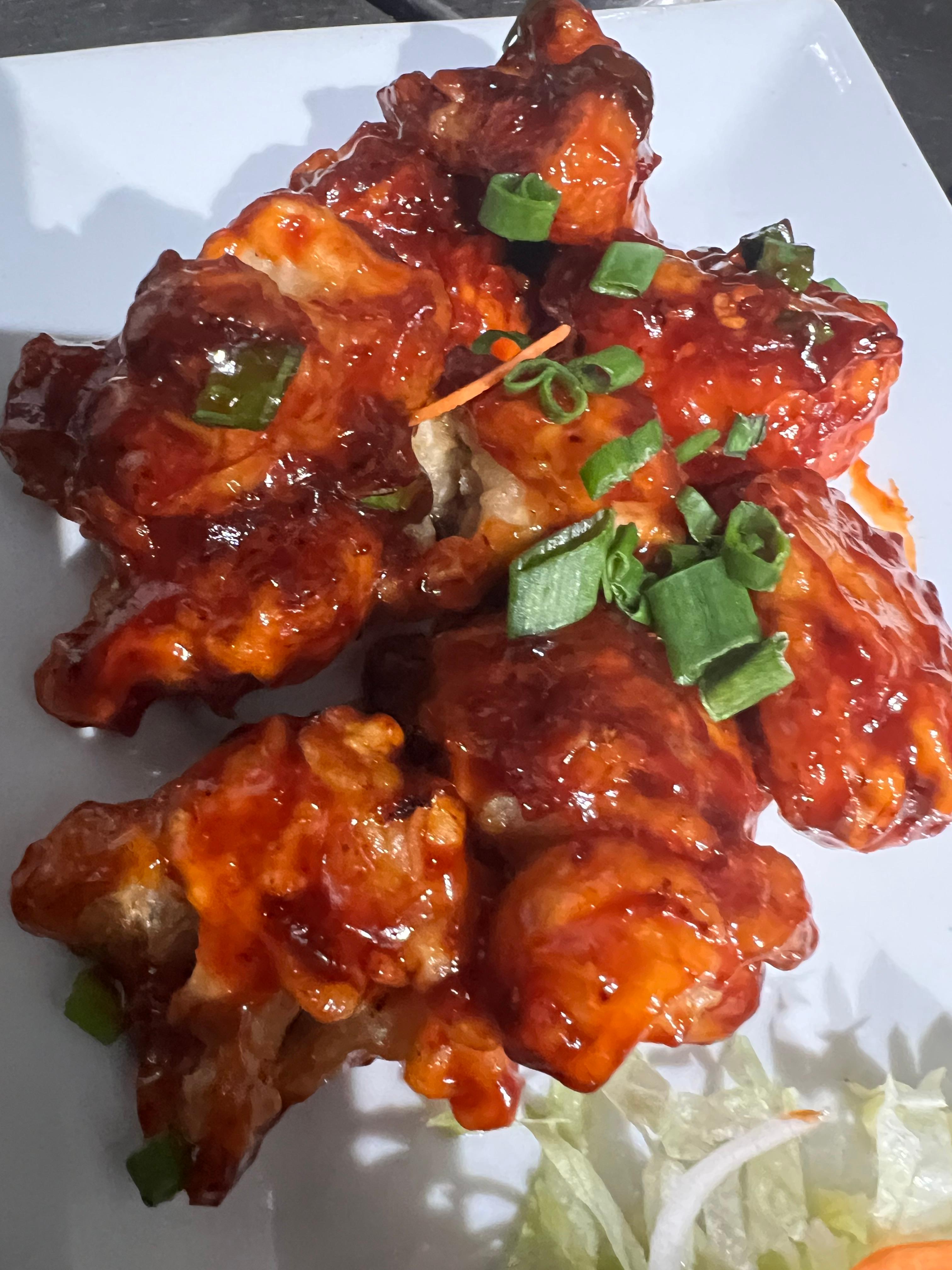 Crispy Cauliflower (V).