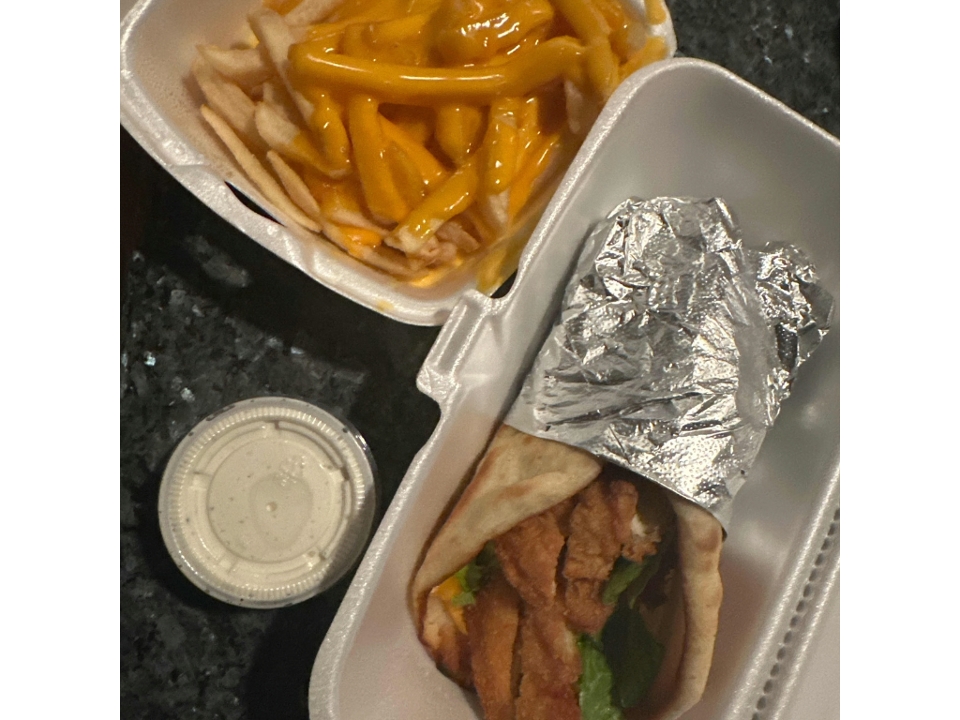 Chicken Strip Pita.