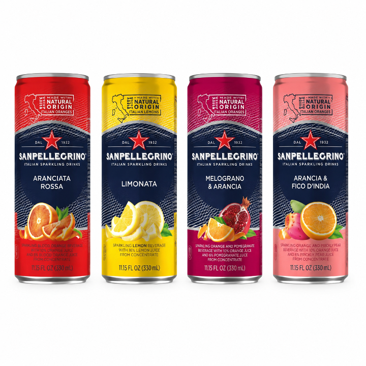 San Pellegrino Sparkling Fruit (11.15 oz can).