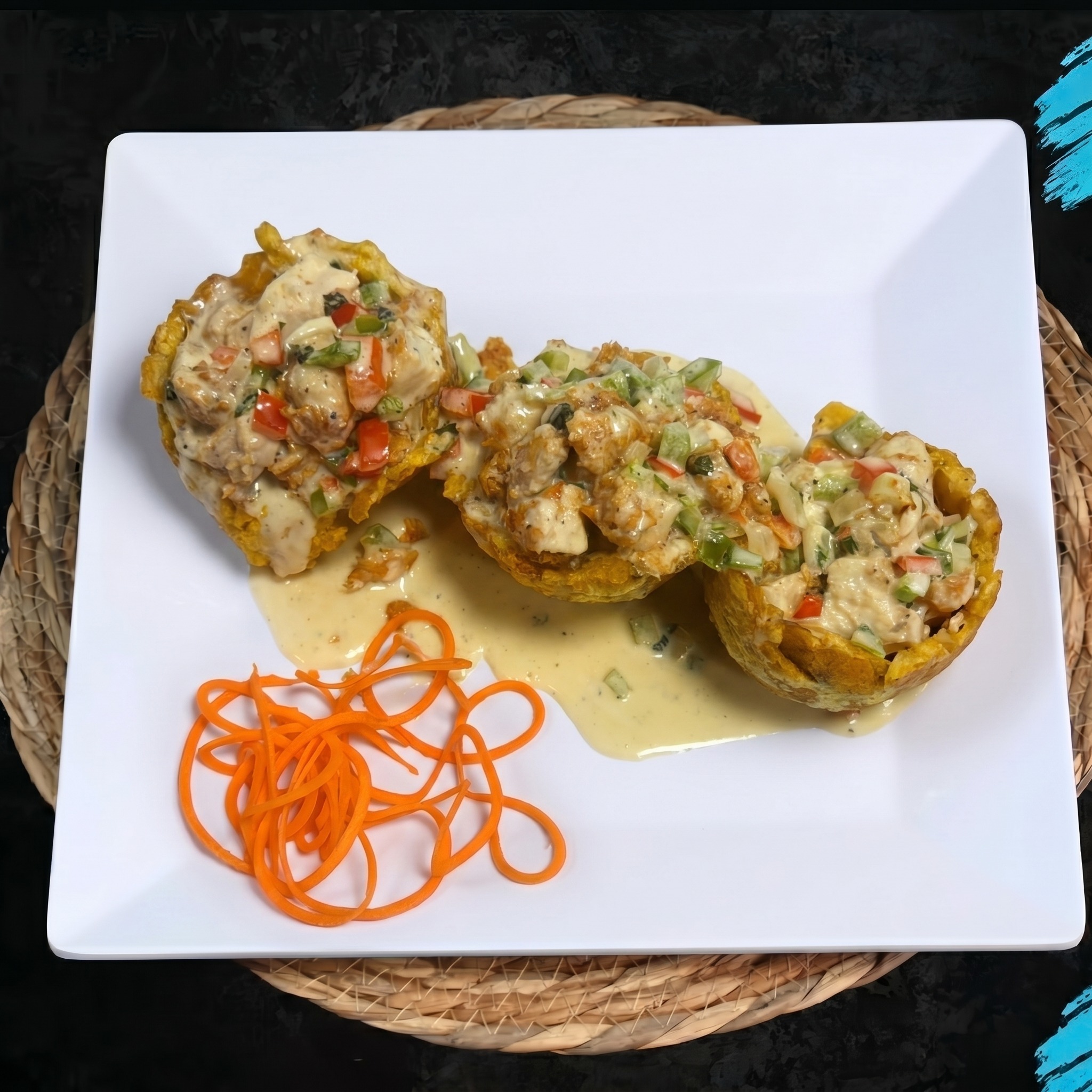 Mofonguito Trio de Chicharron.