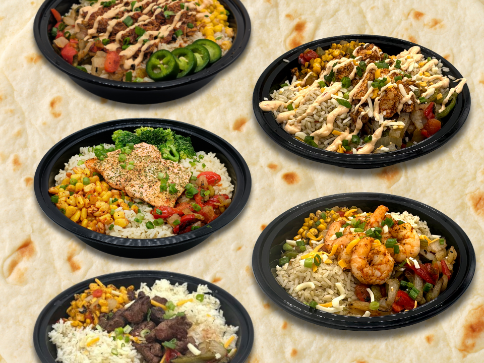 Build Your Own BurritoAF Bowl.