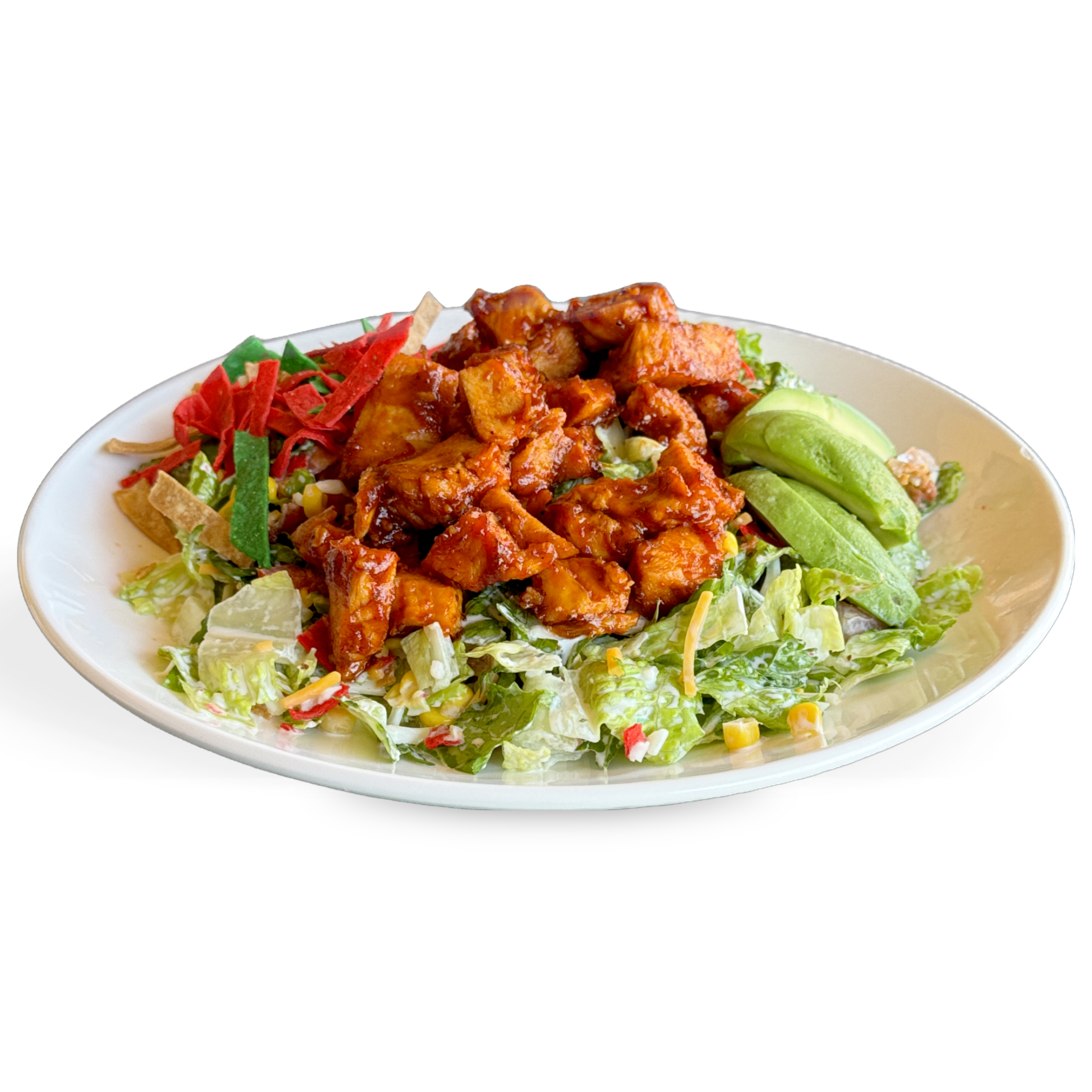 BBQ CHICKEN SALAD.