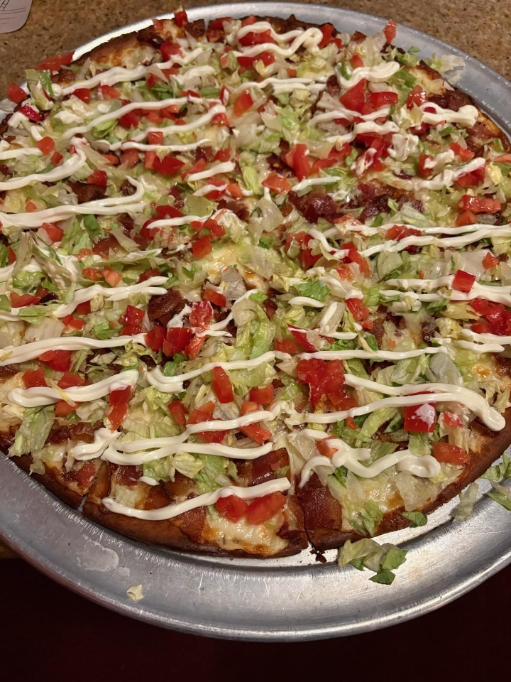 14" GF BACON/LETTUCE/TOMATO CAULIFLOWER.