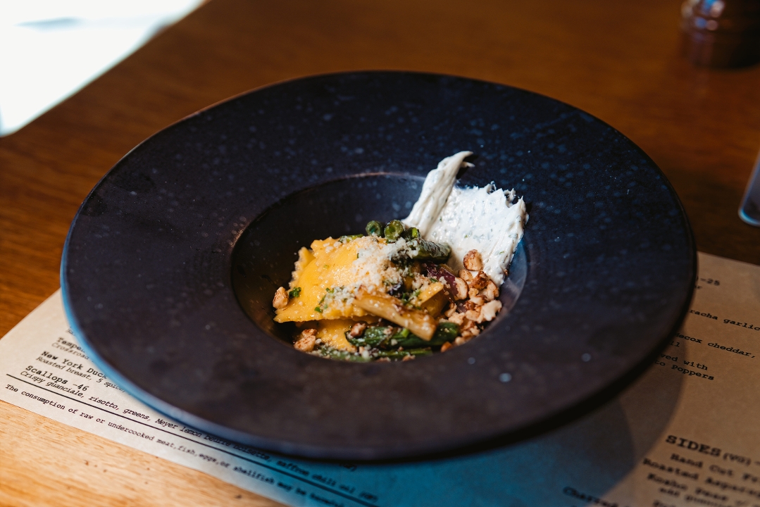 Corn Ravioli.