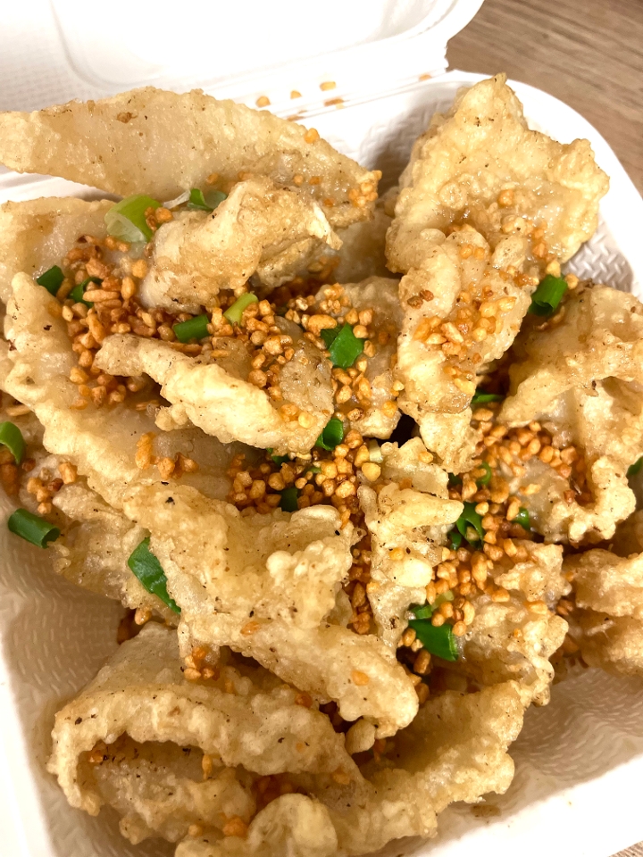 椒盐魷魚 70.Squid with Pepper Salt.