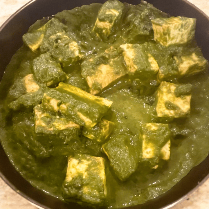 Saag Paneer.
