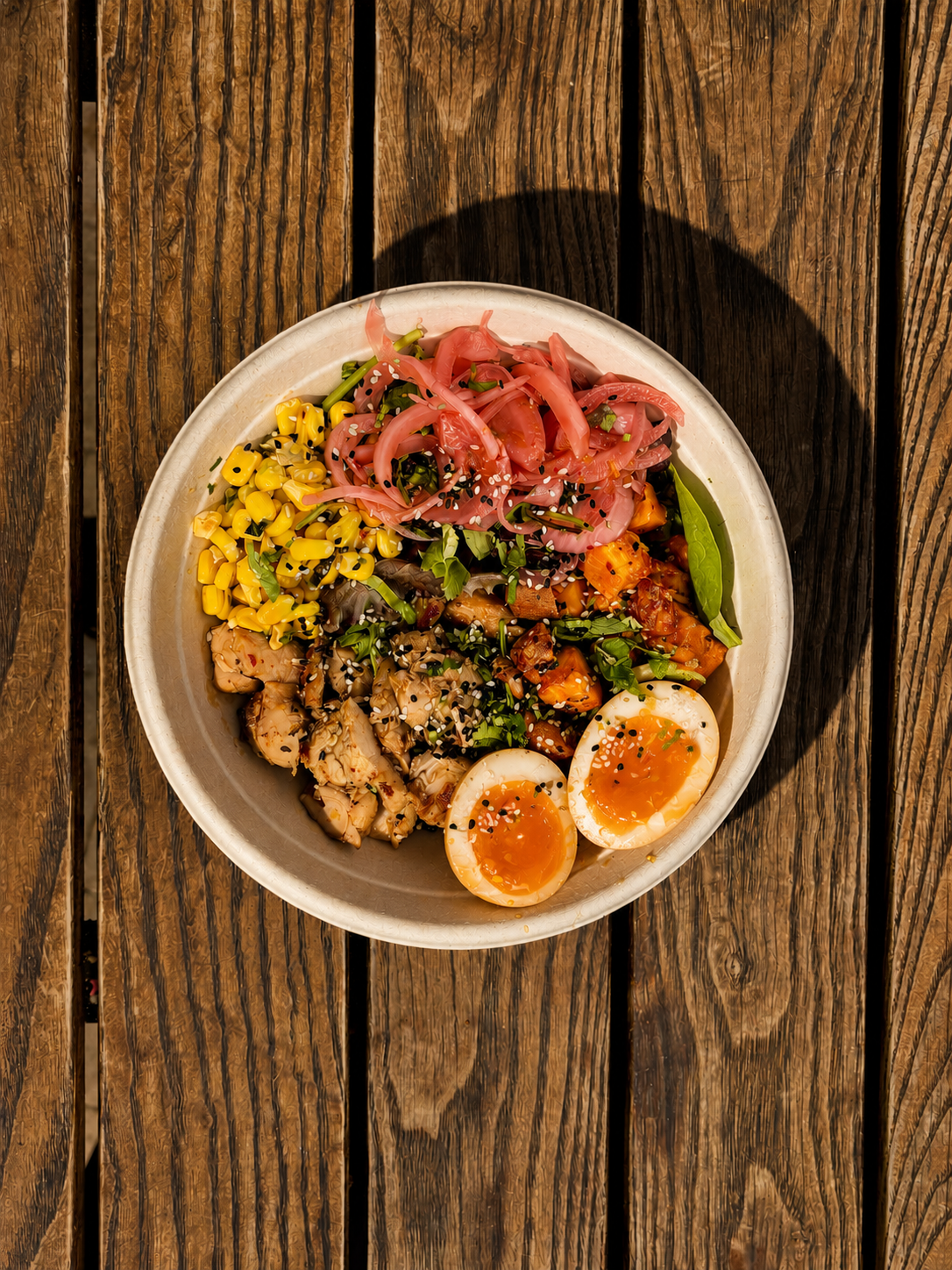 Build Your Own Lemongrass Chicken Bowl.