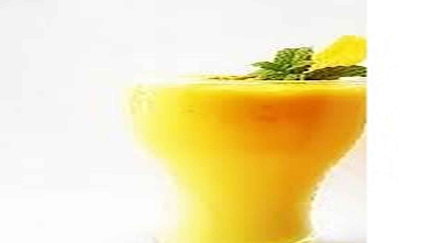 Mango Lassi - Yogurt & Mango Smoothie.