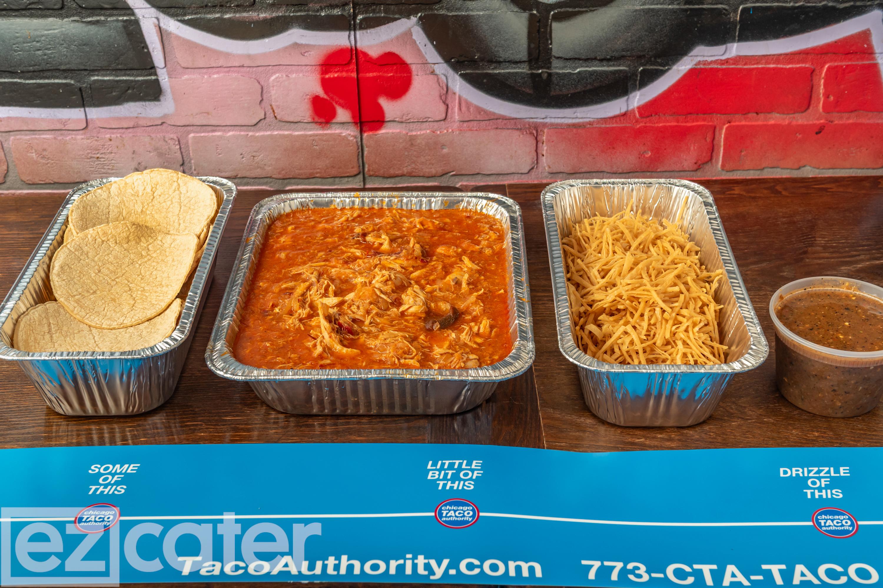 Chicken Tinga Taco Bar.