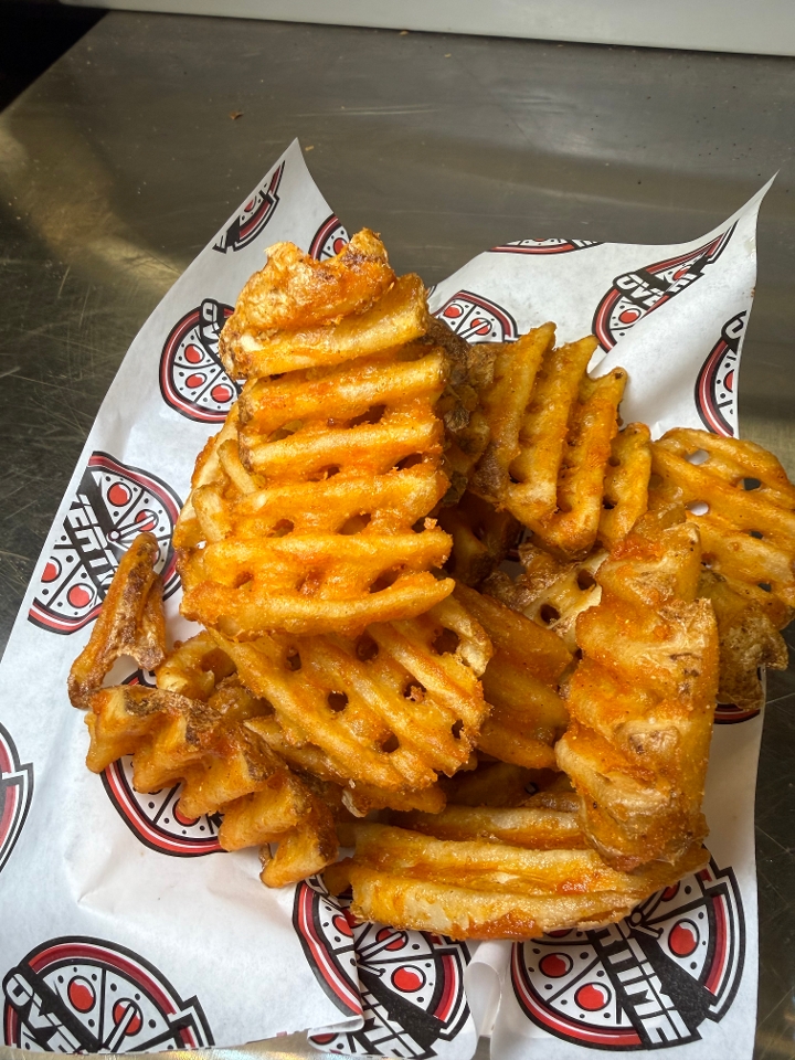 WAFFLE FRIES.