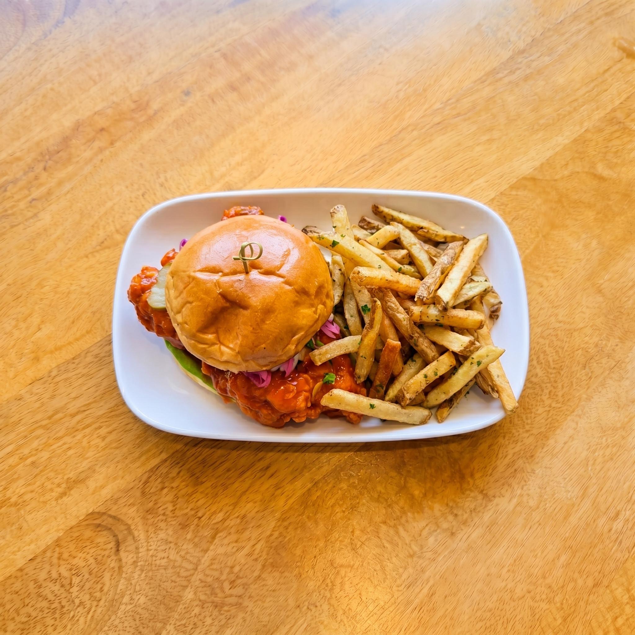 Spicy Fried Chicken Sandwich.