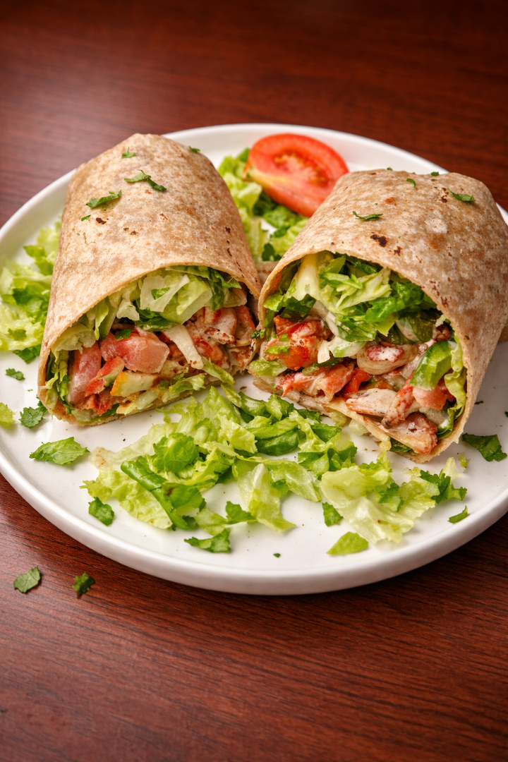 Chicken Tikka Wrap.