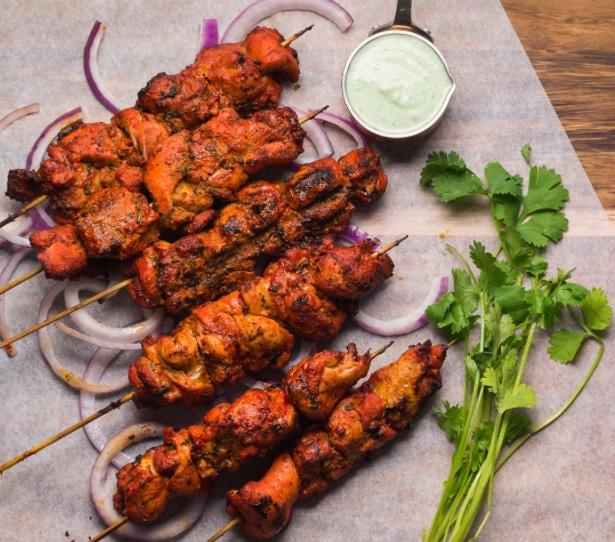 Chicken Tikka Kebab.