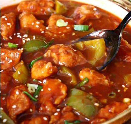 Chicken Manchurian.