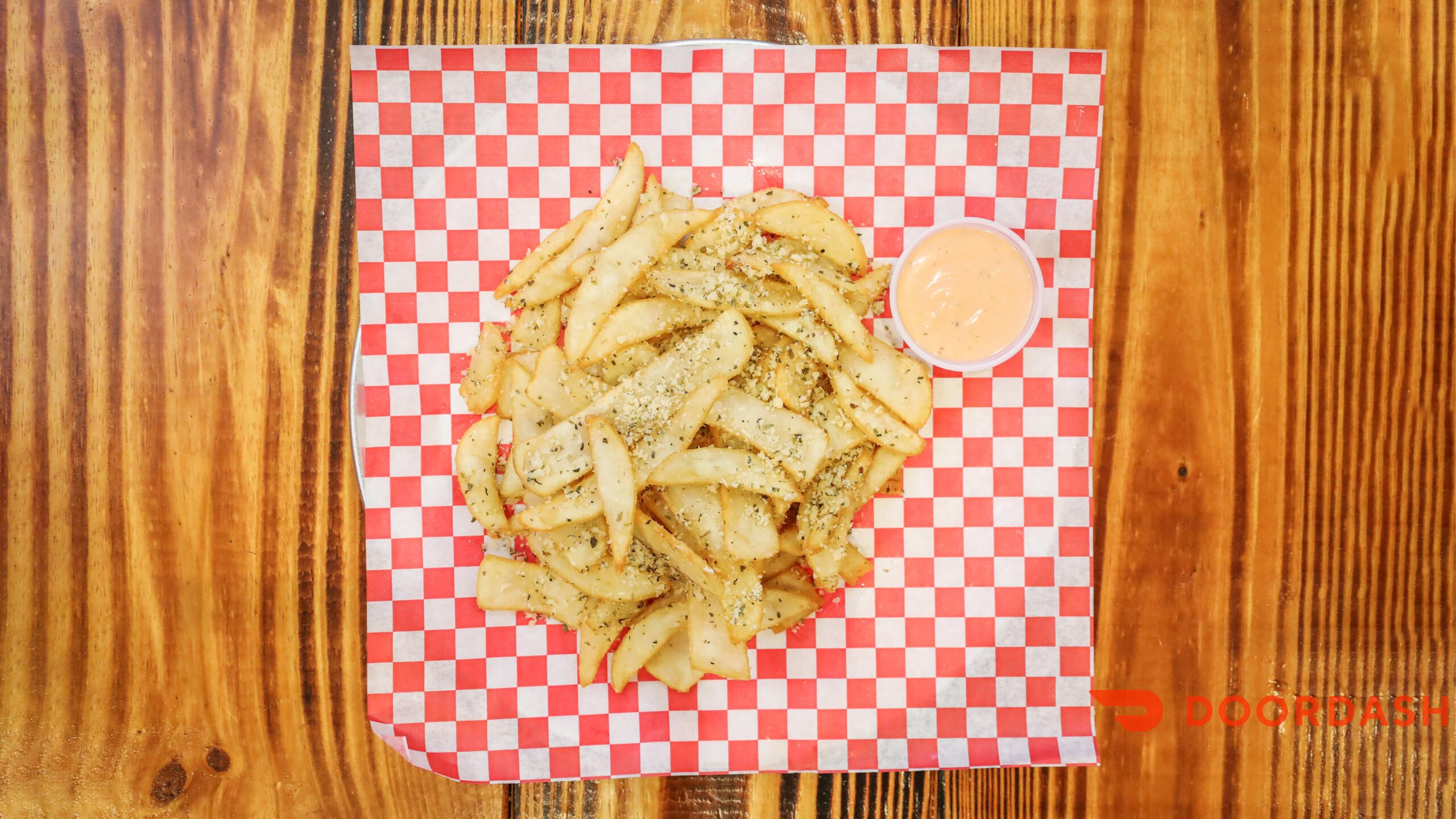 Garlic Parmesan Fries.