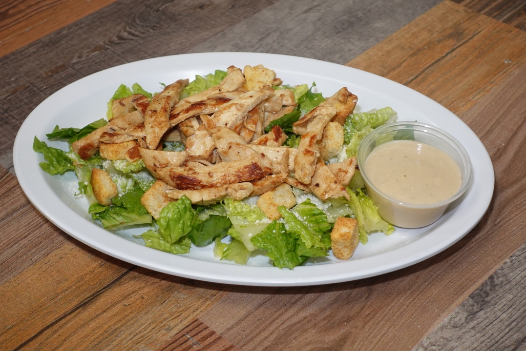 Grilled Chicken Caesar Salad.