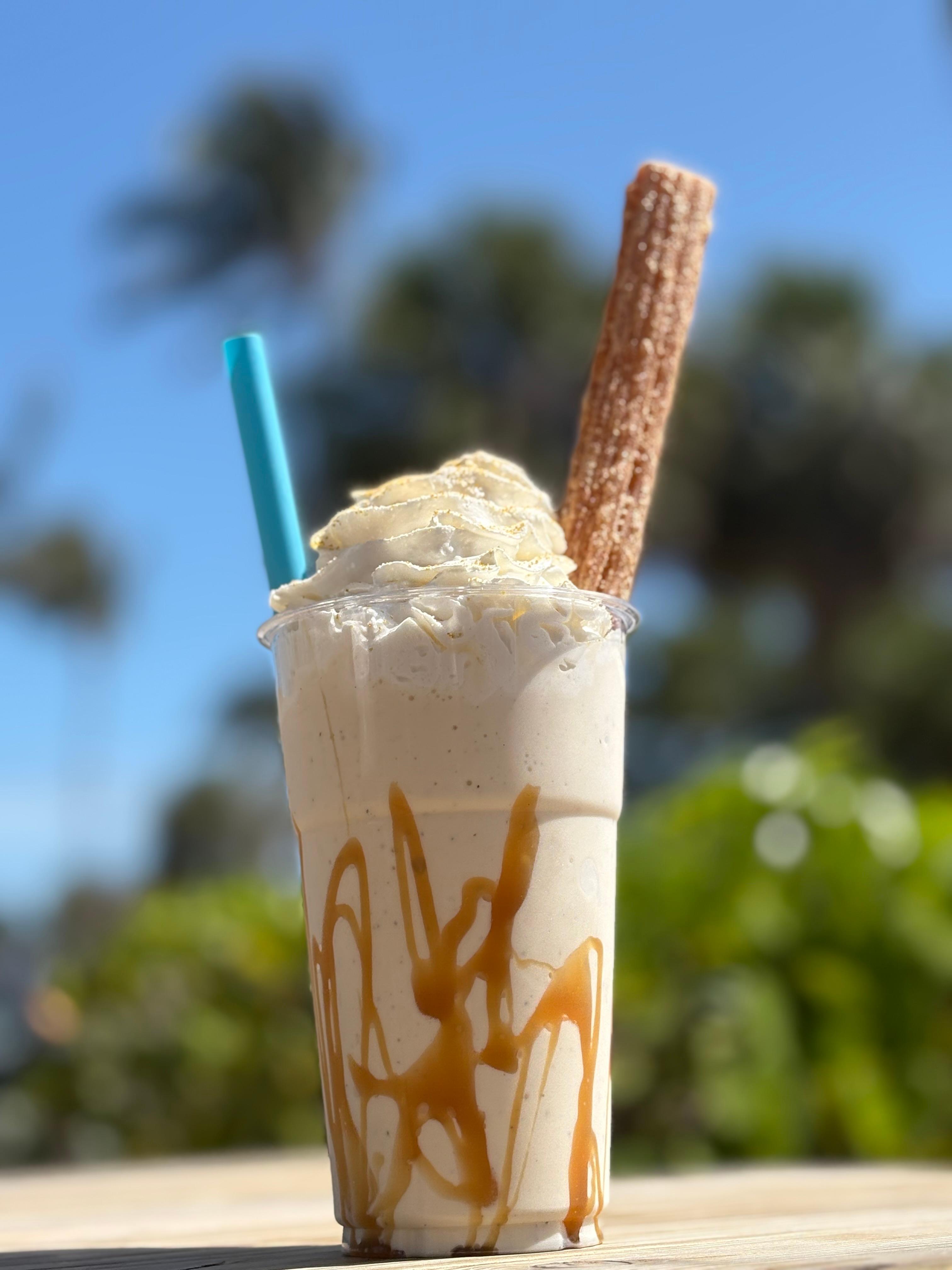 Cinn Carmel churro shake.
