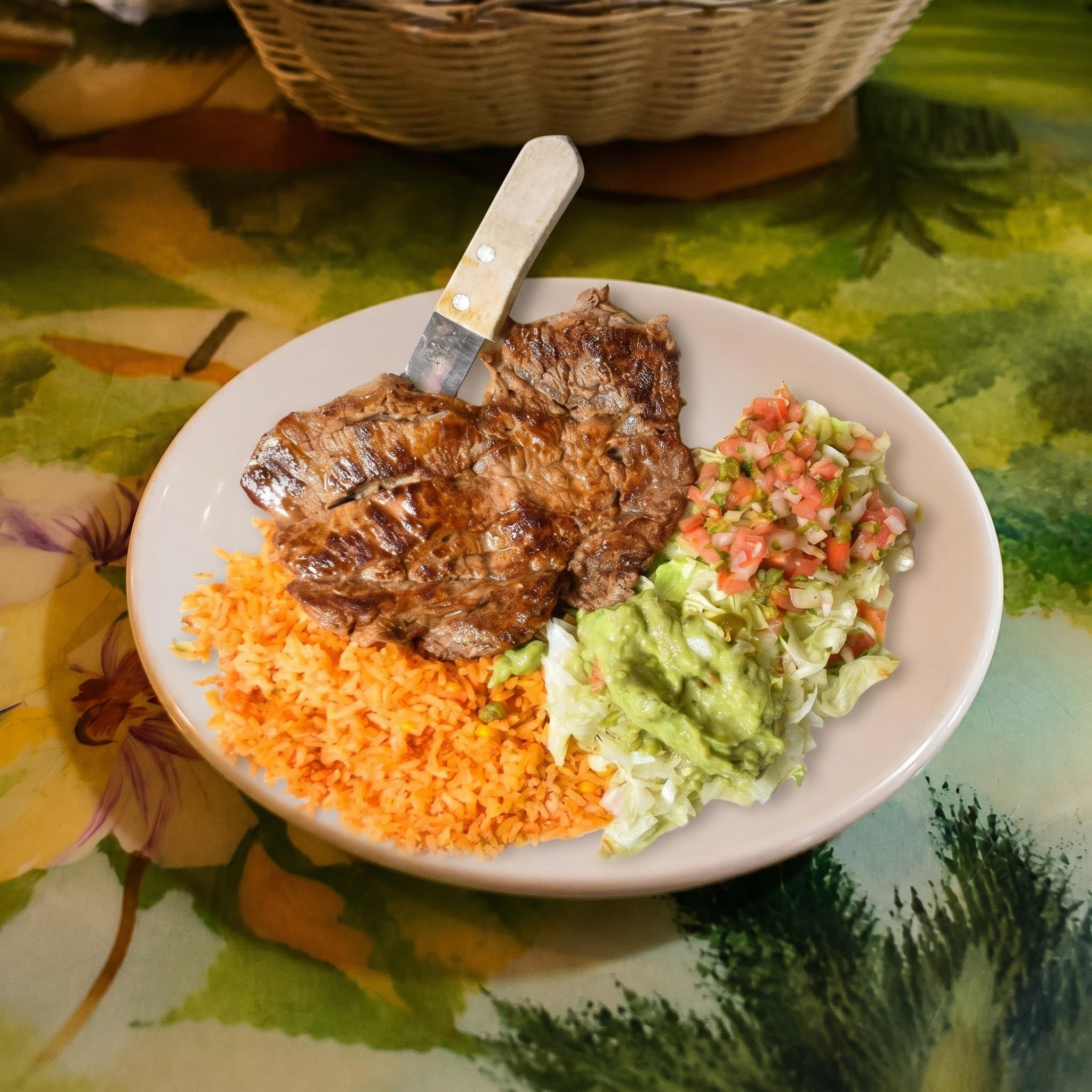 Bistec a la Tampiquena.