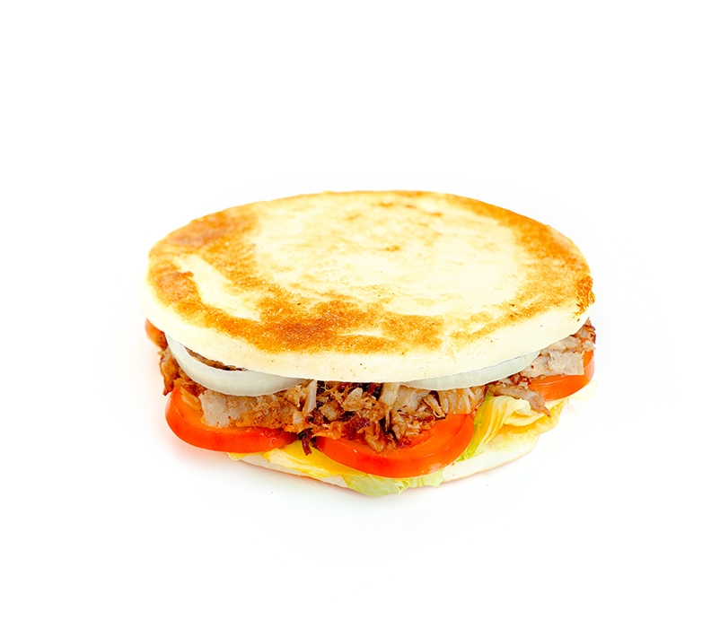 Pork Arepa.