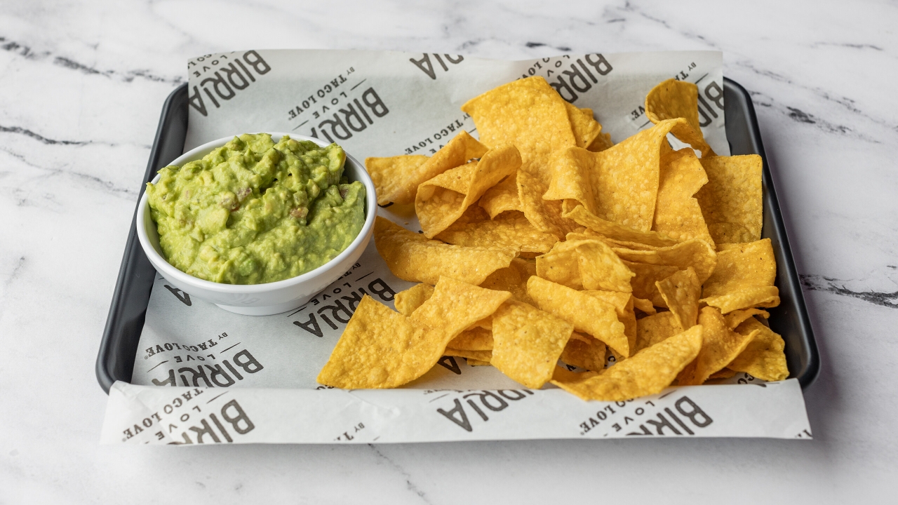 Chips and Guacamole.