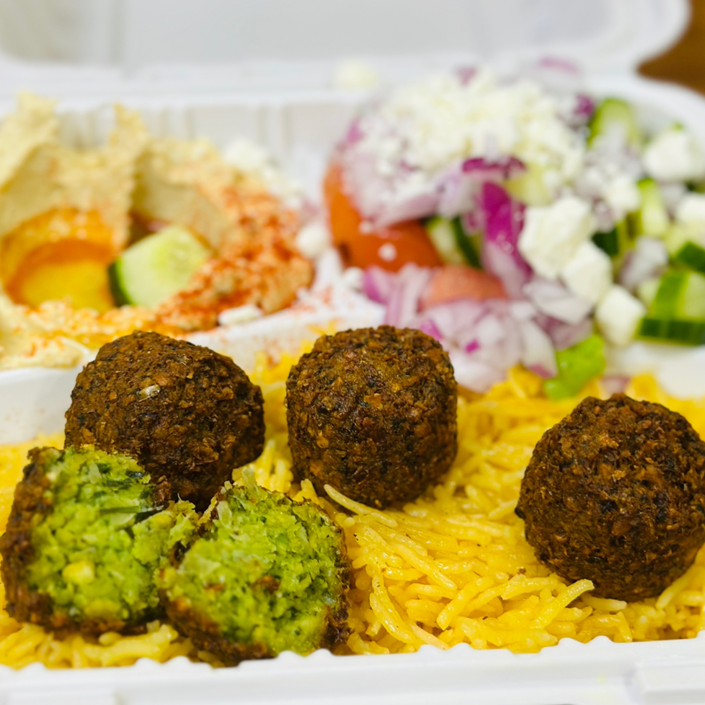 Falafel Platter.