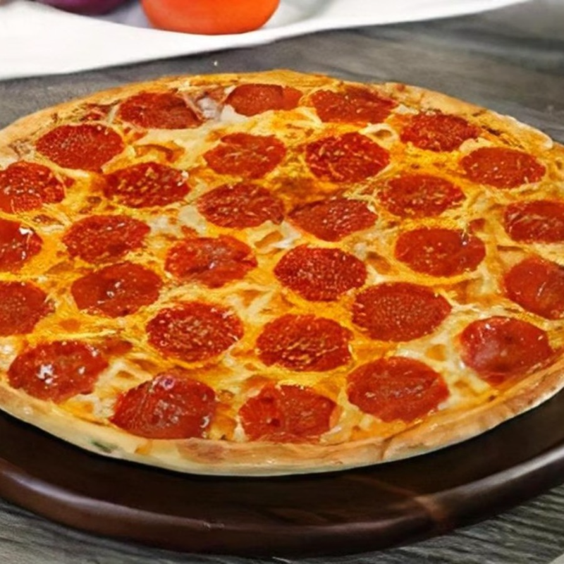Deep Pan Halal Pepperoni Pizzatwist.
