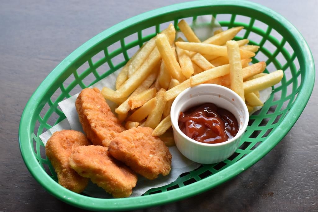 Chicken Nuggets with fries.