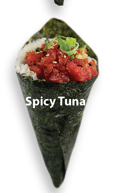 Spicy Tuna Temaki.