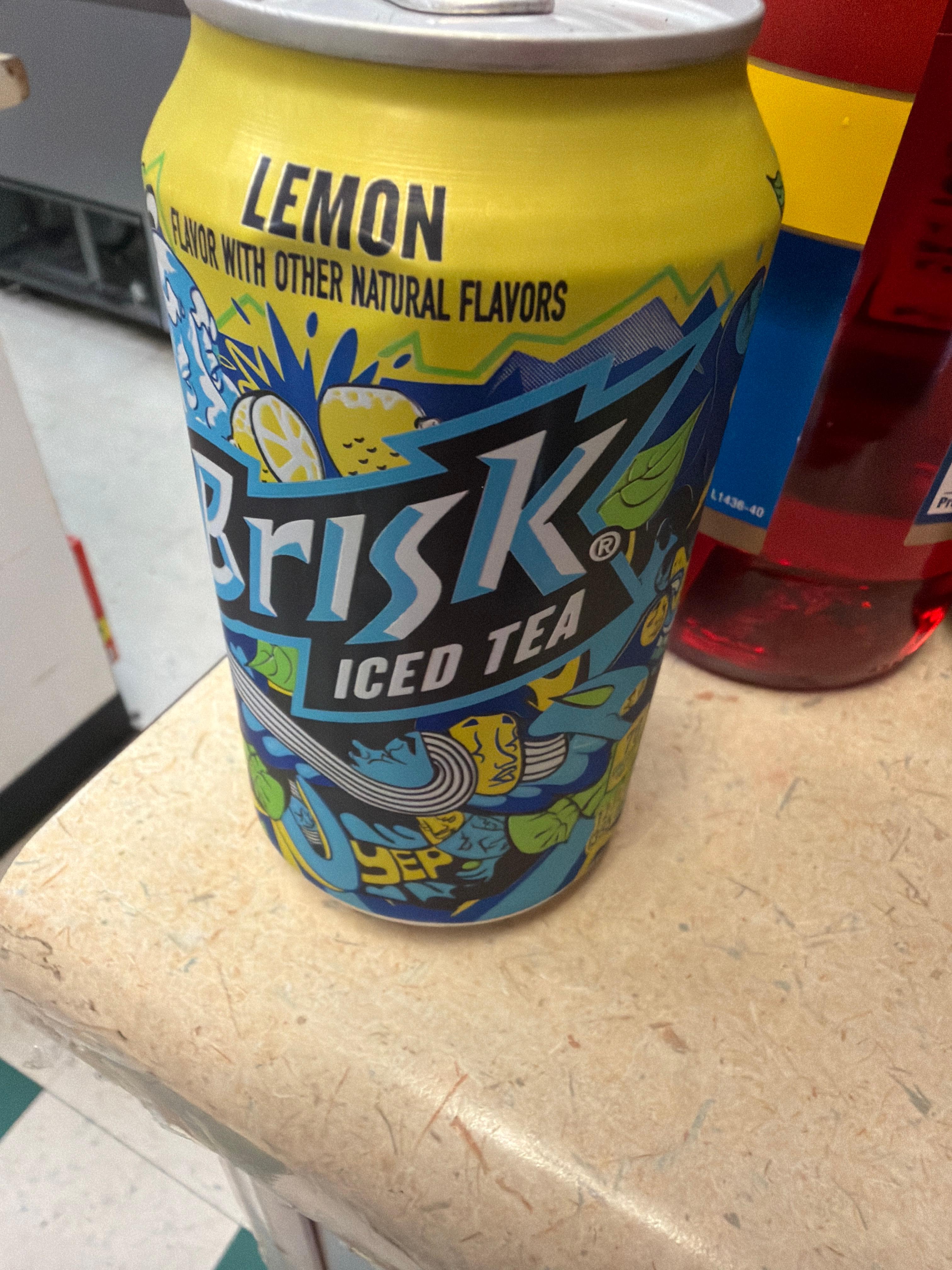 Brisk Lemon Iced Tea.