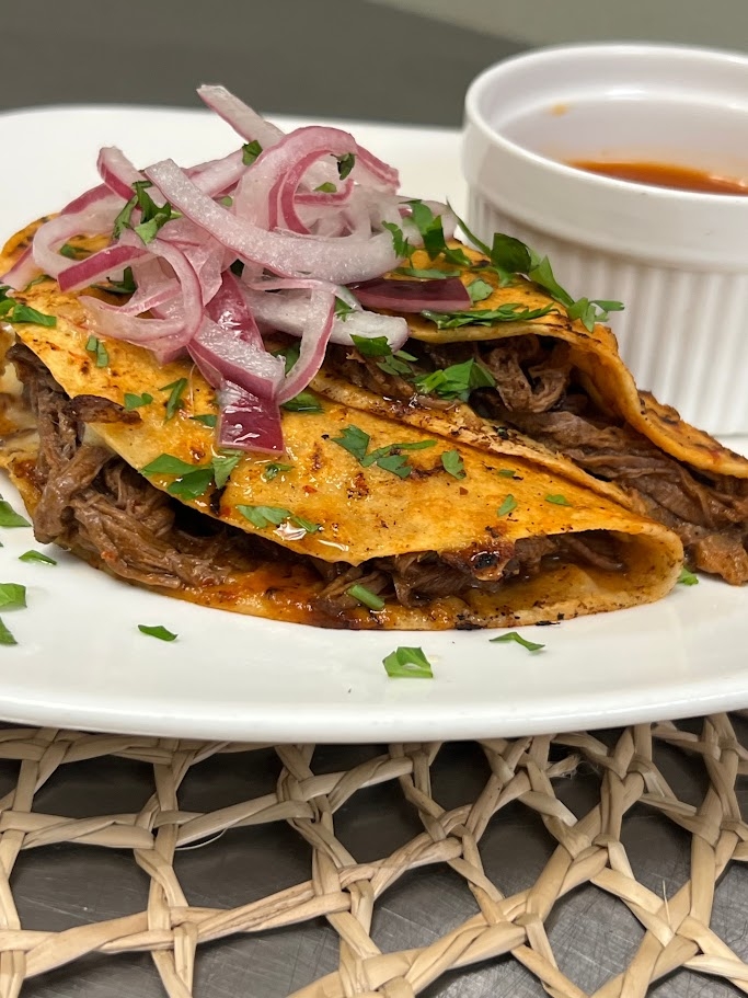 BIRRIA TACOS.