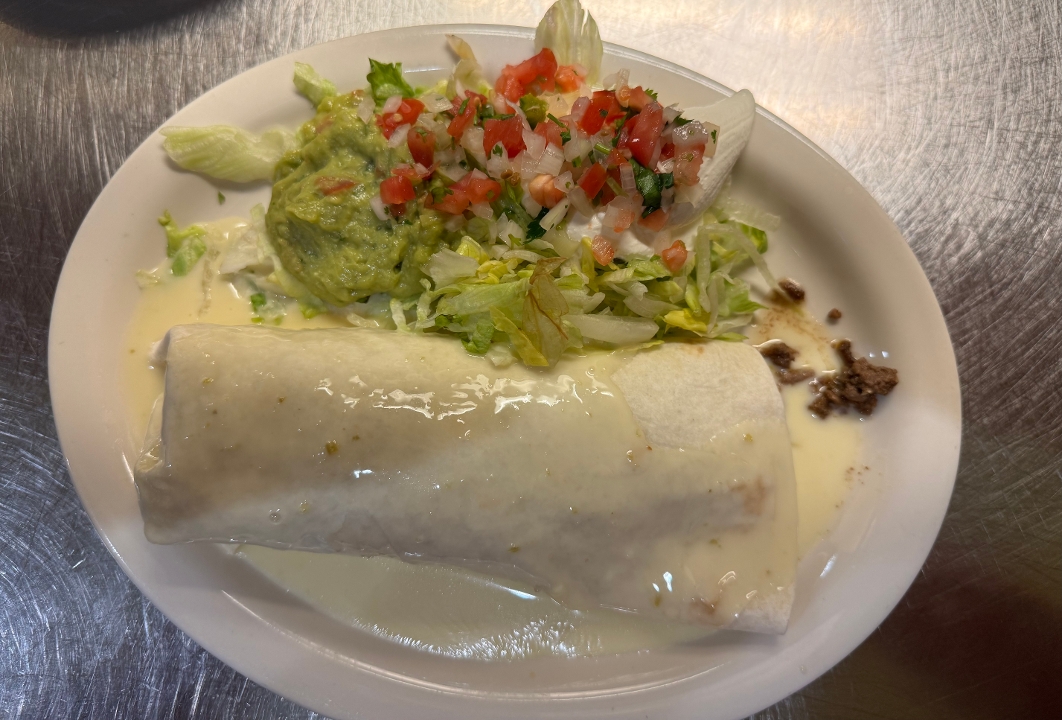 Grande Burrito Cheesesteak.