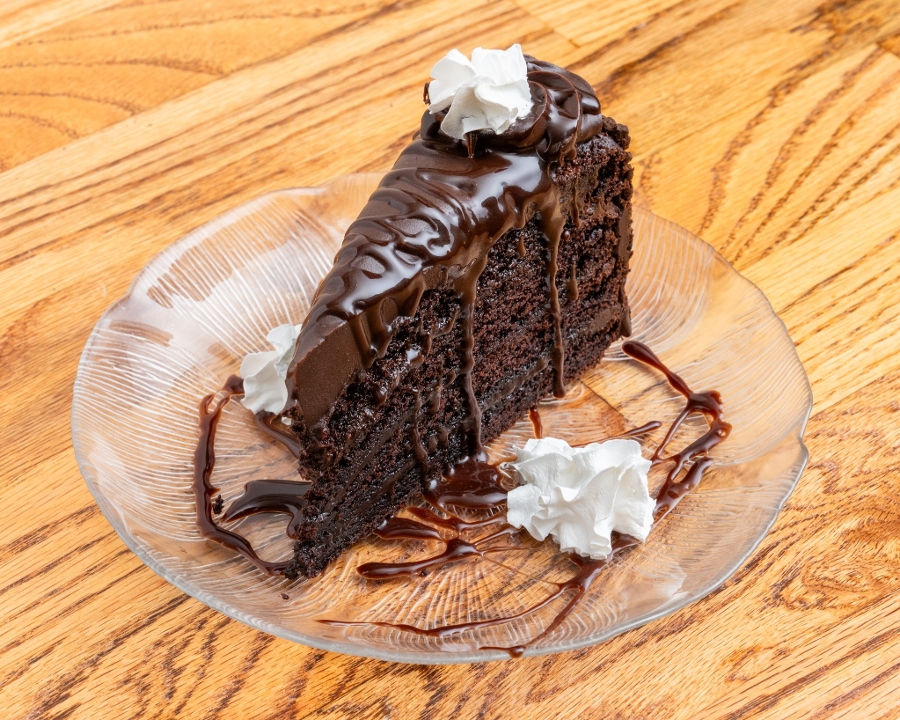 Decadent Chocolate Cake.