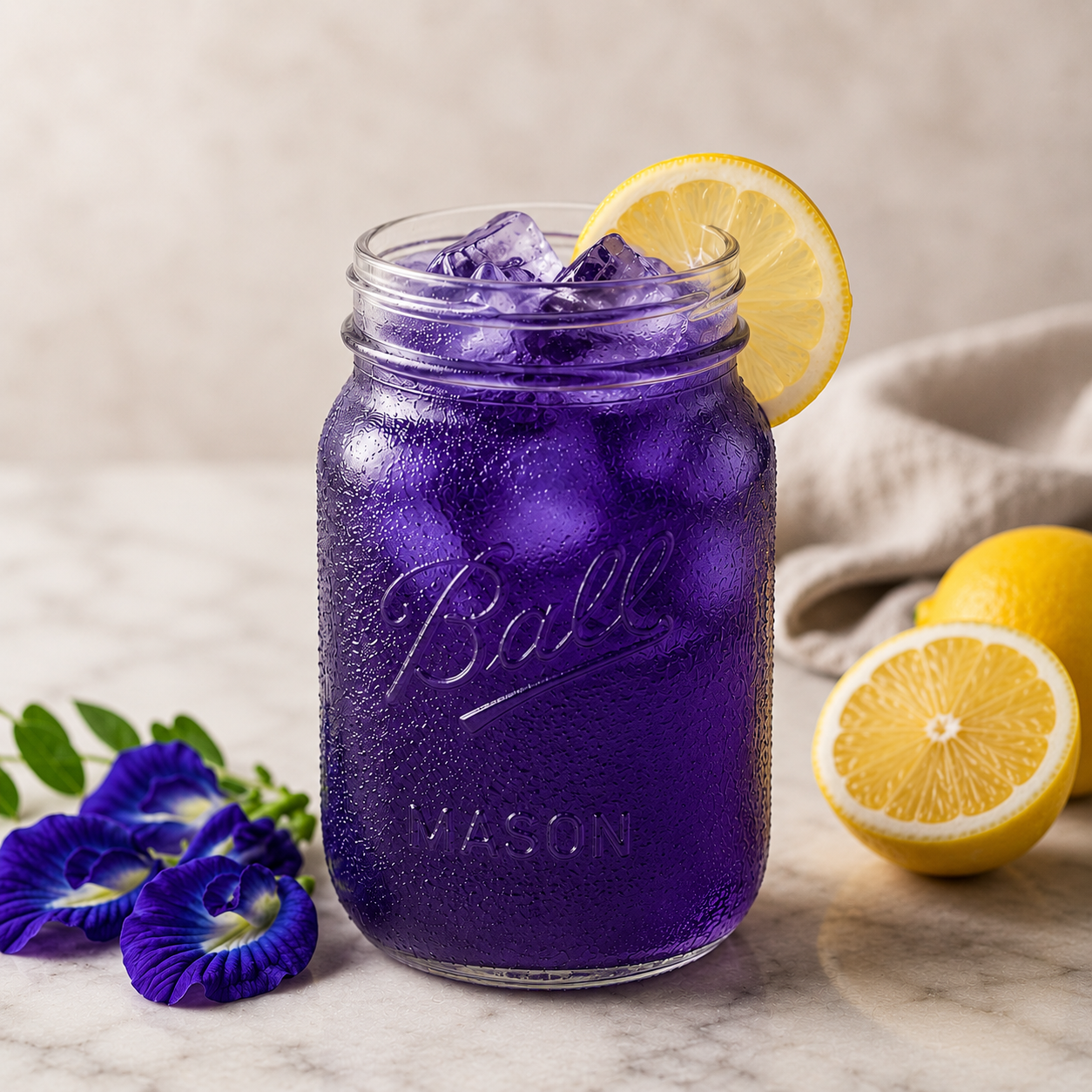 BLUE LAGOON LEMONADE.
